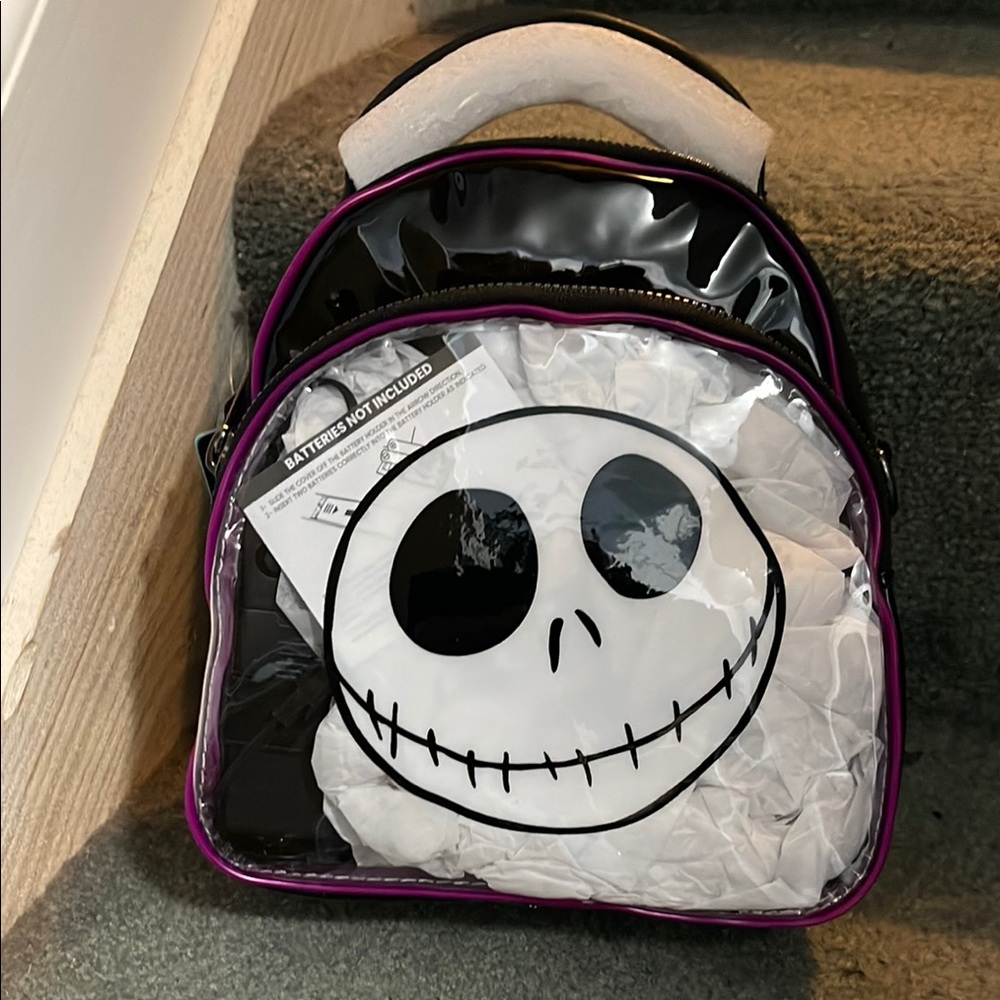 Disney Black and White Jack Skellington Bag